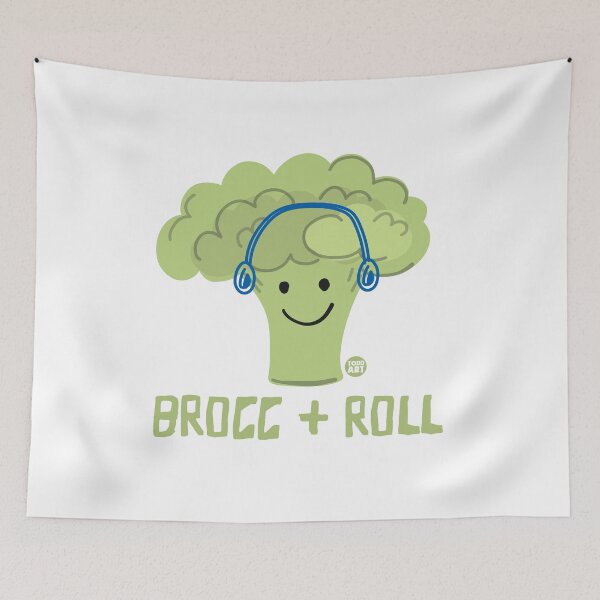 Item preview, BROCC AND ROLL BROCCOLI designed and sold by TODD GOLDMAN.