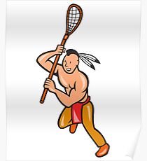 Native American Lacrosse Poster