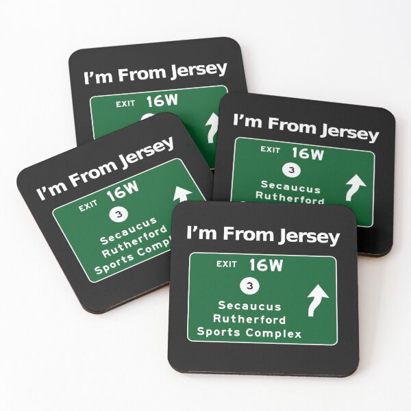 Item preview, From Jersey, New Jersey Secaucus, Rutherford, Sports  Exit 16W Graphic Design designed and sold by CoolUniqueNovel.