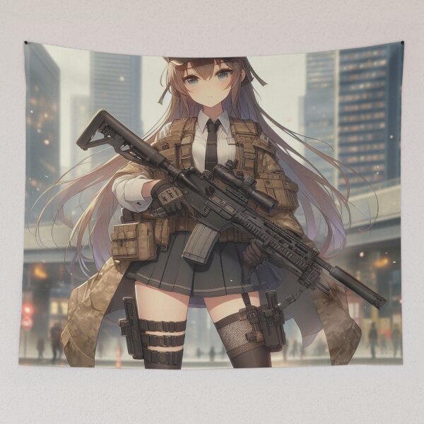 Item preview, anime girl battel designed and sold by Luxryraino.