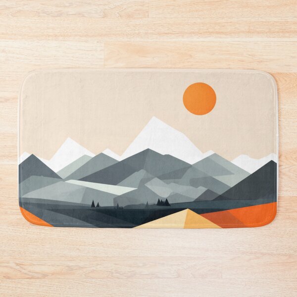 Item preview, Harmony Peaks: A Geometric Landscape designed and sold by RipollDesigns.