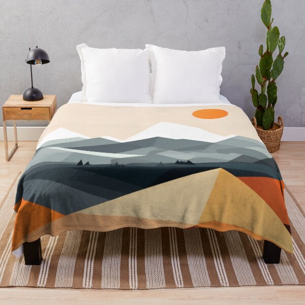 Item preview, Harmony Peaks: A Geometric Landscape designed and sold by RipollDesigns.