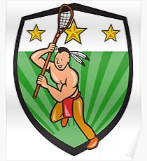 Native American Lacrosse Poster