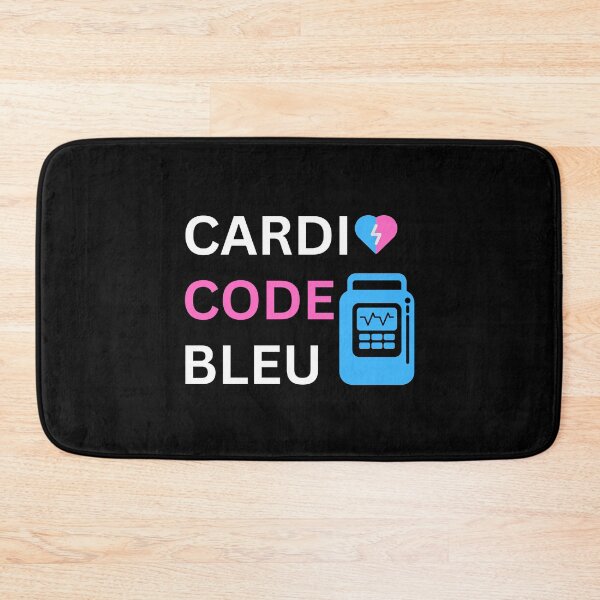 Item preview, Great Defibrillator Cardio Code Bleu designed and sold by MotivaChic.