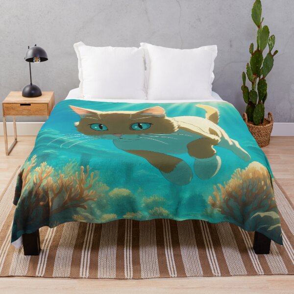 Item preview, Ocean swimming cat designed and sold by YukiKenji.
