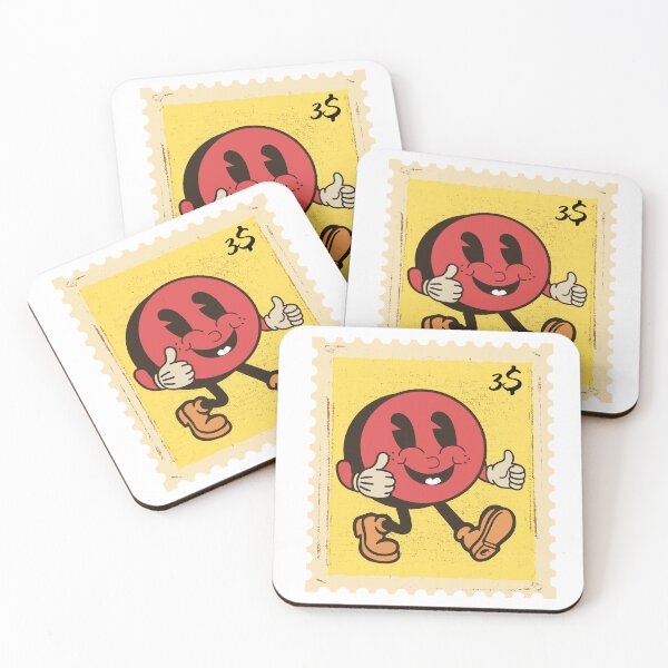 Item preview, SERIES OF VINTAGE STAMPS. SMILING CHARACTER designed and sold by infinitearte.