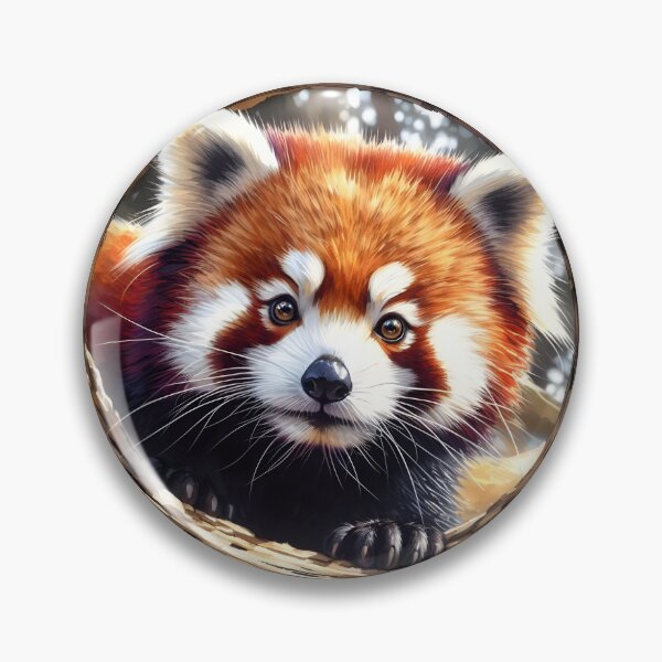 Item preview, Red panda animal  art designed and sold by RubisLeaf.