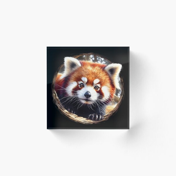 Item preview, Red panda animal  art designed and sold by RubisLeaf.