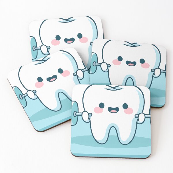 Item preview, "Mighty Molar" - Adorable Tooth Workout designed and sold by ShopiDentistry.