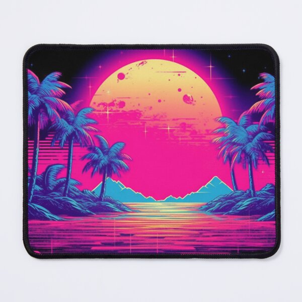 Item preview, 80s Synthwave Vintage Vaporwave Palm Island designed and sold by Nightarcade.