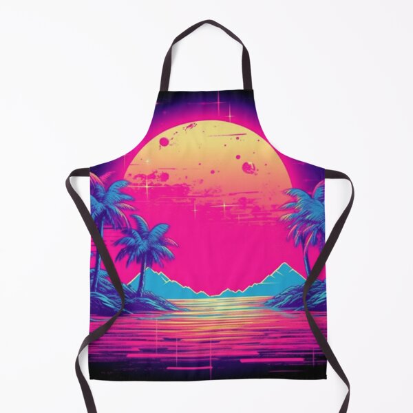 Item preview, 80s Synthwave Vintage Vaporwave Palm Island designed and sold by Nightarcade.