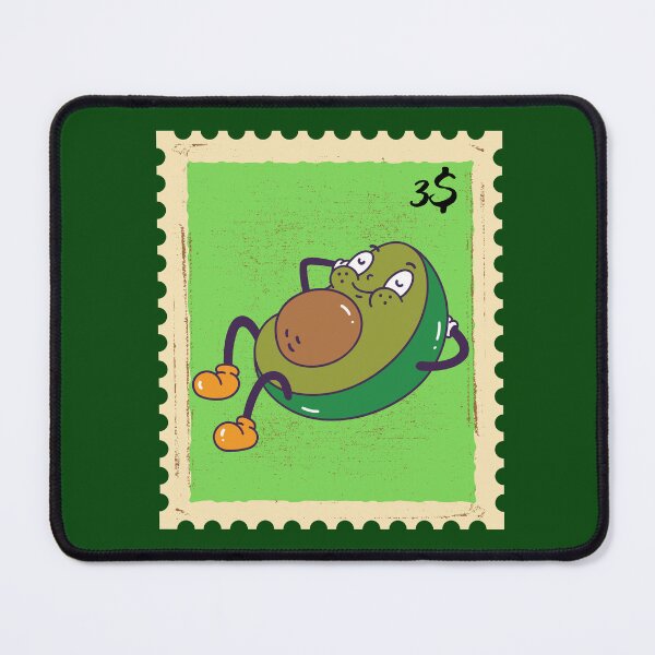 Item preview, SERIES OF VINTAGE STAMPS. A GREEN AVOCADO designed and sold by infinitearte.