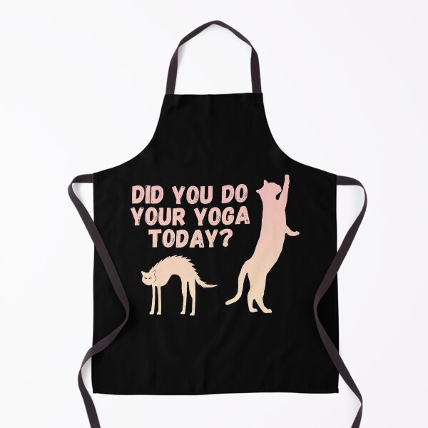 Item preview, Did you do your yoga today? | Cat stretching design designed and sold by Enchantedbox.