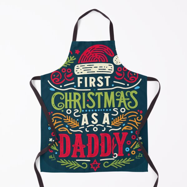Item preview, First Christmas as a Daddy, typography designed and sold by maxmaj.