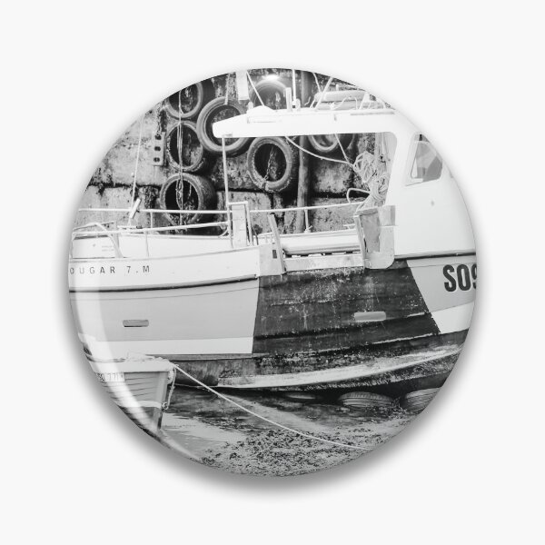 Item preview, Boats at Rosses Point Sligo bw designed and sold by eddiebarronshop.
