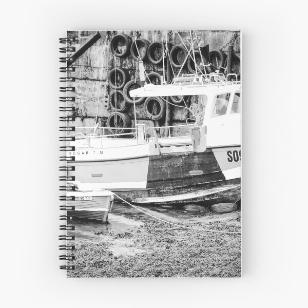 Item preview, Boats at Rosses Point Sligo bw designed and sold by eddiebarronshop.
