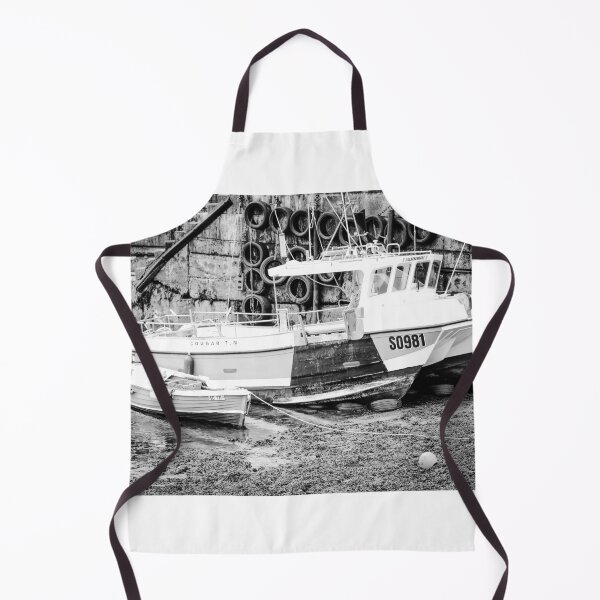 Item preview, Boats at Rosses Point Sligo bw designed and sold by eddiebarronshop.