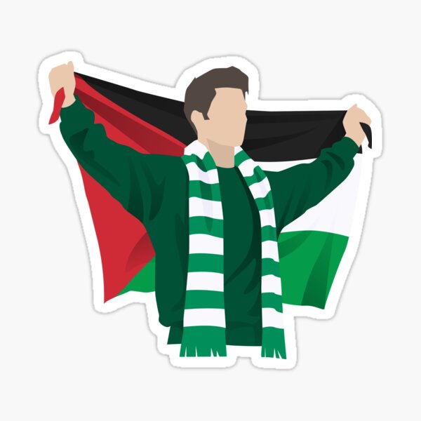 Item preview, Palästinensische Flagge der keltischen Ultras designed and sold by casualsofficial.