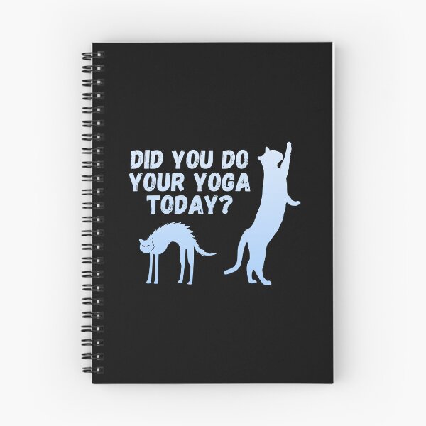 Item preview, Did you do your yoga today? | Cat stretching design designed and sold by Enchantedbox.