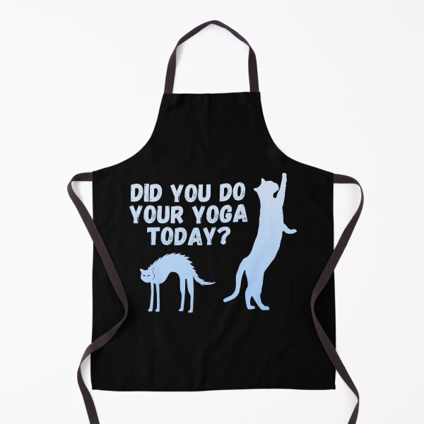 Item preview, Did you do your yoga today? | Cat stretching design designed and sold by Enchantedbox.