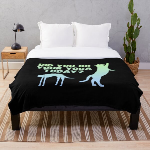 Item preview, Did you do your yoga today? | Cat stretching design designed and sold by Enchantedbox.
