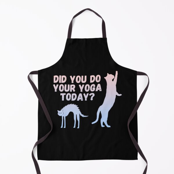 Item preview, Did you do your yoga today? | Cat stretching design designed and sold by Enchantedbox.
