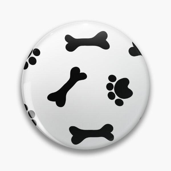 Item preview, Dog Pattern with Bones and Paws designed and sold by Anton Repetto.