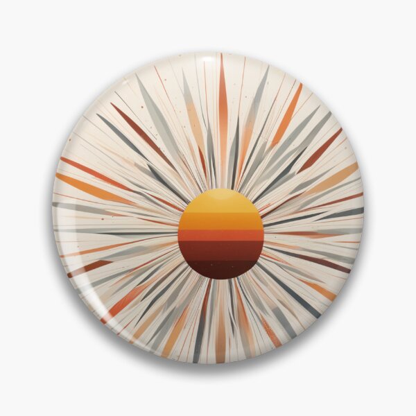 Item preview, Luminous Geometry: A Radiant Sunburst designed and sold by RipollDesigns.