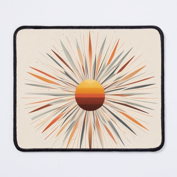 Item preview, Luminous Geometry: A Radiant Sunburst designed and sold by RipollDesigns.