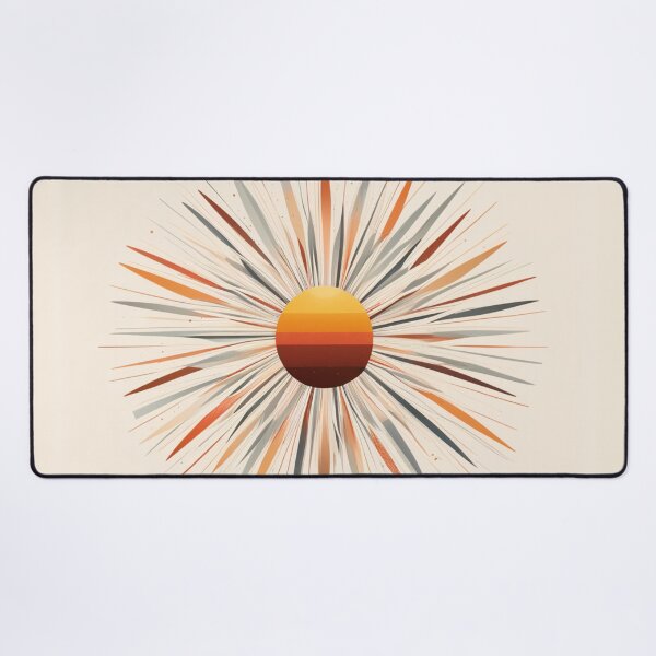Item preview, Luminous Geometry: A Radiant Sunburst designed and sold by RipollDesigns.