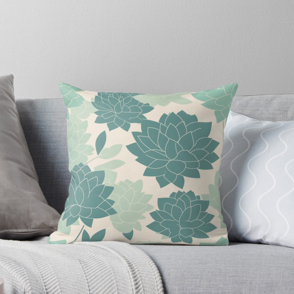Item preview, Throw Pillow designed and sold by PrettyPatternss.