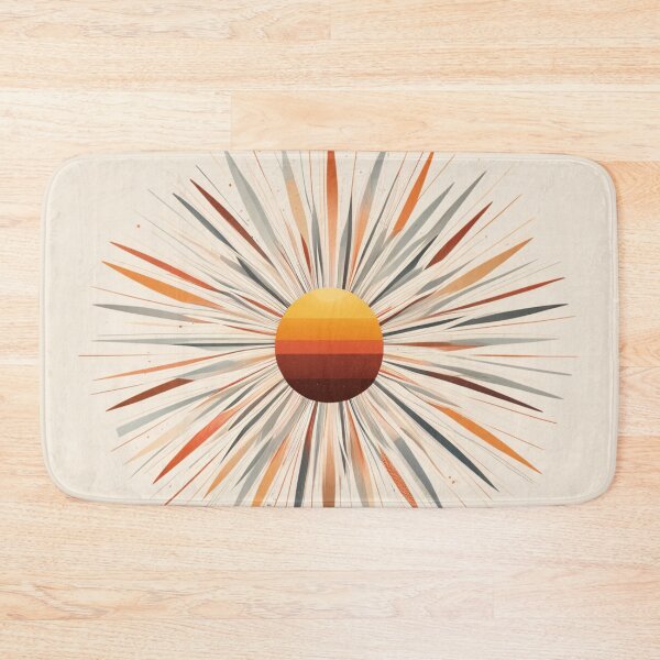 Item preview, Luminous Geometry: A Radiant Sunburst designed and sold by RipollDesigns.