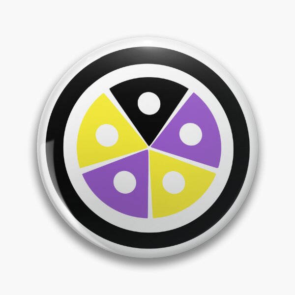 Item preview, Nonbinary Pride Hamato Clan Symbol designed and sold by Momoki-Works.