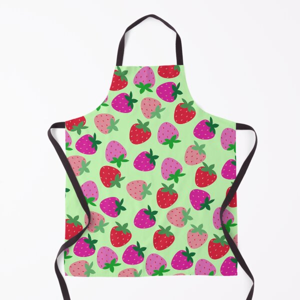 Item preview, strawberry field pink summer cute nature fruit girly pattern designed and sold by DesignYourWaystore.