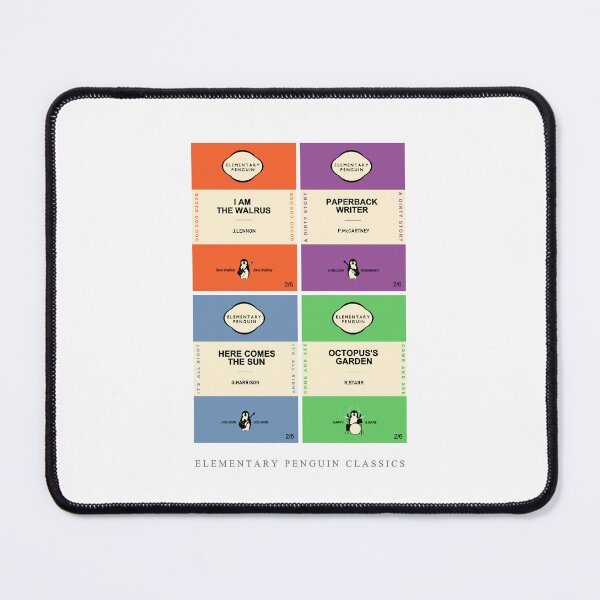 Item preview, Fab Four Elementary Penguin Classics Paperback Book cover art print designed and sold by YouNeedKitch.