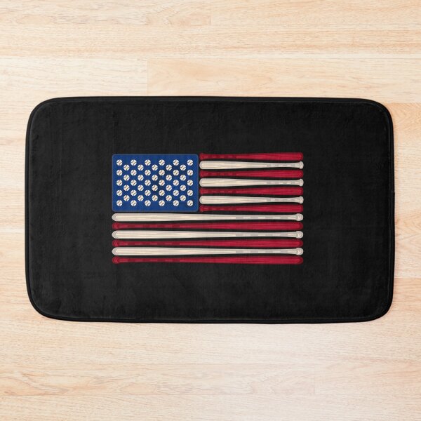 Artikelvorschau, Baseball-Flagge US-Sport entworfen und verkauft von 4TeeToo.