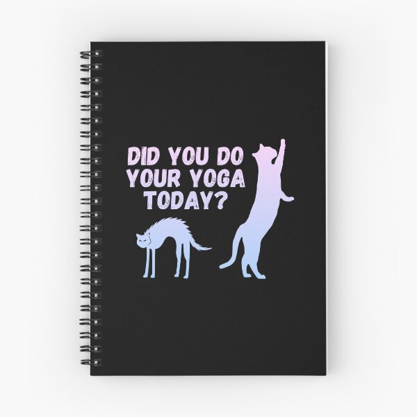 Item preview, Did you do your yoga today? | Cat stretching design designed and sold by Enchantedbox.