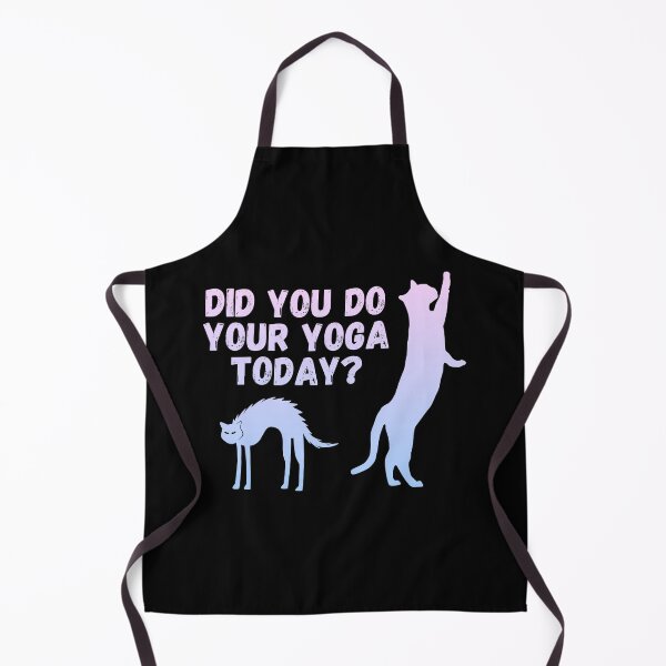 Item preview, Did you do your yoga today? | Cat stretching design designed and sold by Enchantedbox.