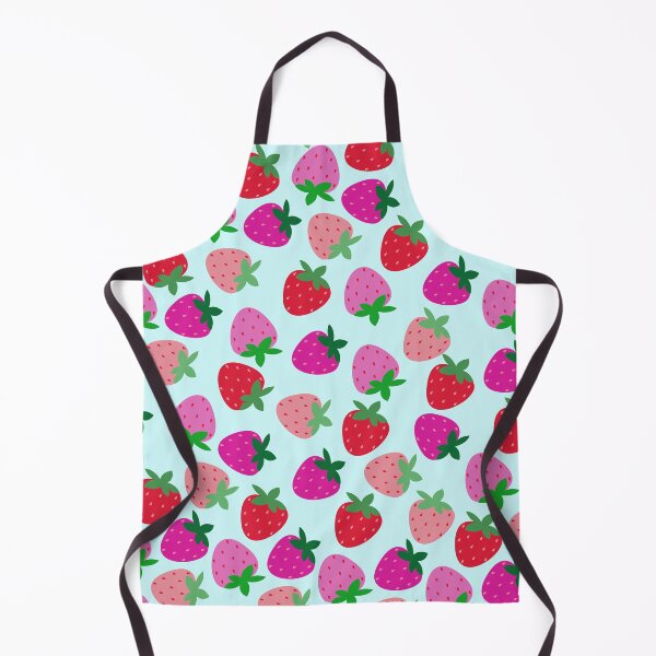 Item preview, strawberry field pink summer cute nature fruit girly pattern designed and sold by DesignYourWaystore.
