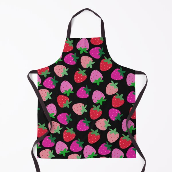 Item preview, strawberry field pink summer cute nature fruit girly pattern designed and sold by DesignYourWaystore.