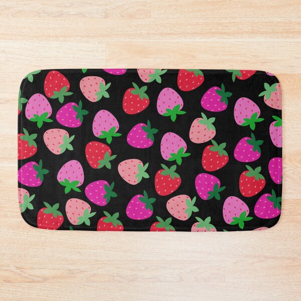 Item preview, strawberry field pink summer cute nature fruit girly pattern designed and sold by DesignYourWaystore.