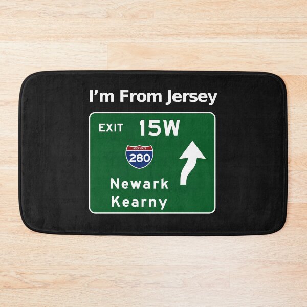 Item preview, From Jersey, New Jersey Newark, Kearny  Exit 15W Graphic Design designed and sold by CoolUniqueNovel.