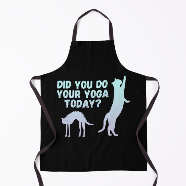 Item preview, Did you do your yoga today? | Cat stretching design designed and sold by Enchantedbox.