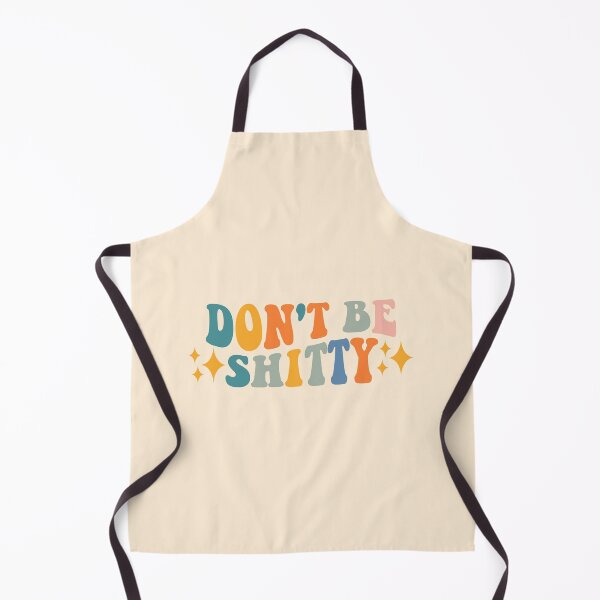 Item preview, Funny Don't be shitty sarcastic sticker Groovy flowers humor designed and sold by Artsy Apparels.