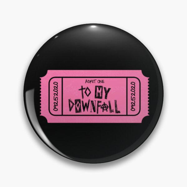 Item preview, my downfall sticker - MGK designed and sold by alienspink.