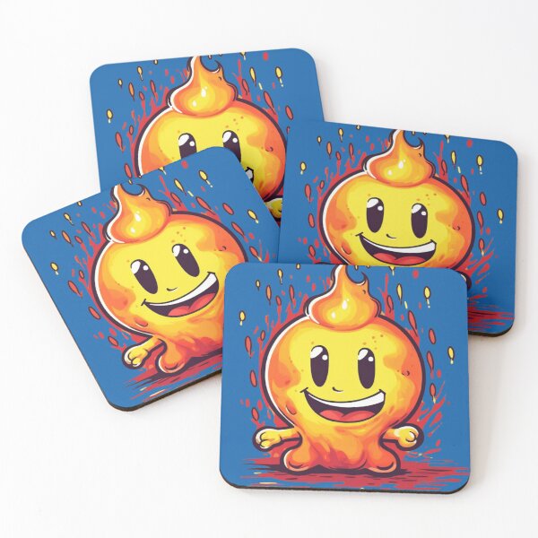 Item preview, Happy flame cute monster designed and sold by SkyEditor.