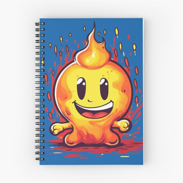 Item preview, Happy flame cute monster designed and sold by SkyEditor.