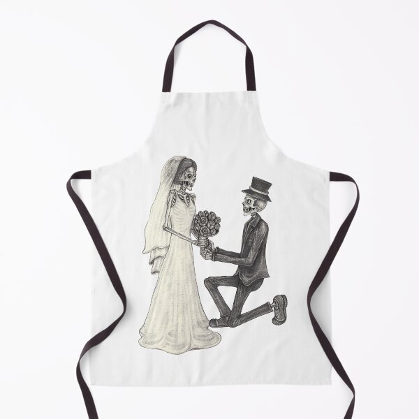Item preview, Skeletons lovers couple wedding. designed and sold by Jiwsurreal.