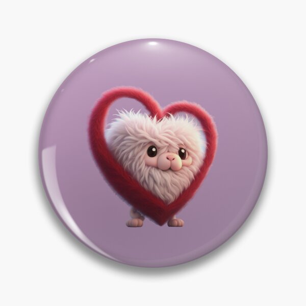 Item preview, Cute Fuzzy Heart  designed and sold by Digiheart.