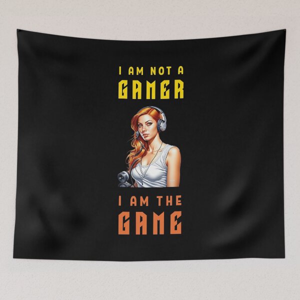 Item preview, I am not a gamer, I am the game. Saying in English - funny designed and sold by Pflugart.